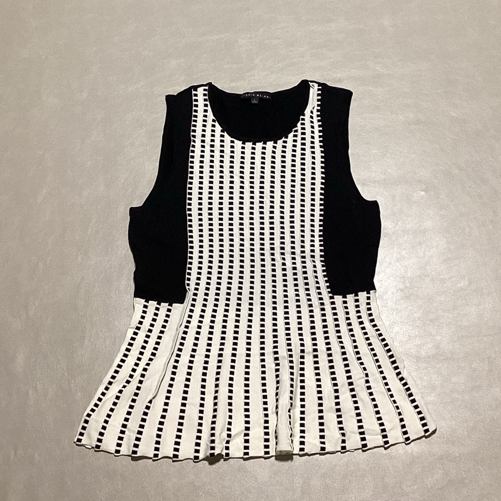ANTONIO MELANI Black Knit Top